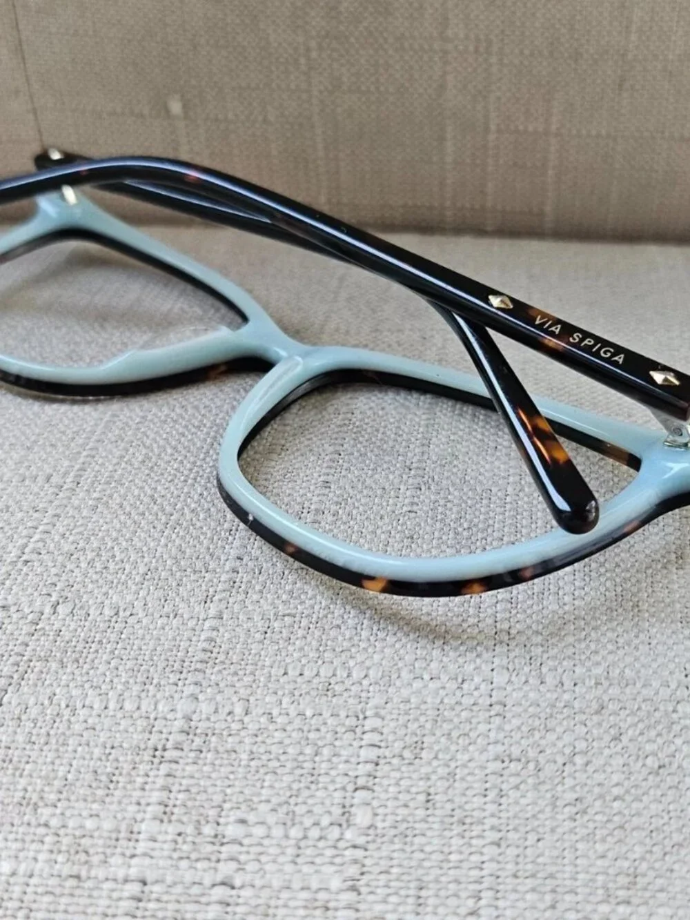 Via Spiga Women Eyeglasses Frame Brown Tortoise 350-S 135 Glasses